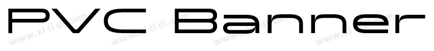 PVC Banner Bold字体转换